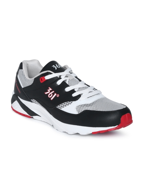 

361 Degree Men Black Running Shoes