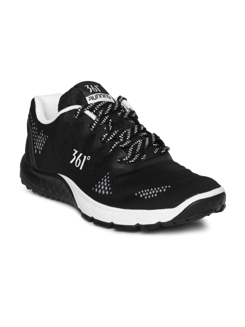 

361 Degree Men Black Performance Running Shoes