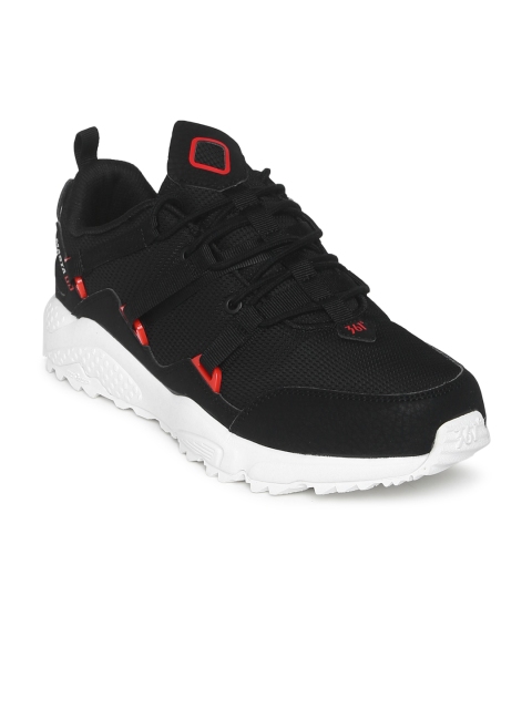 

361 Degree Men Black Multifunctional Outdoor Trekking Shoes