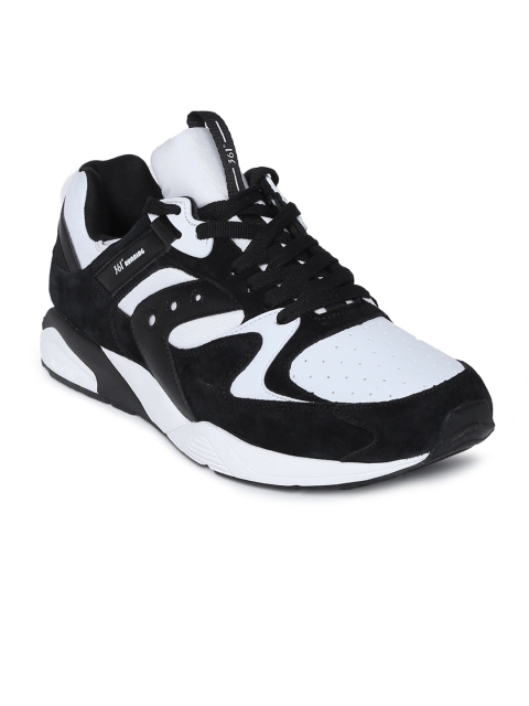 

361 Degree Men Black & White Active Running Shoes