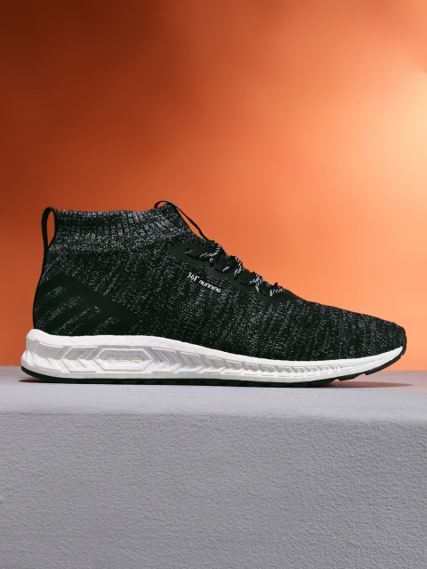 

361 Degree Men Black Performance Running Shoes