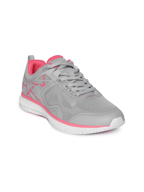 

361 Degree Women Grey & Pink Stable Performance Running Shoes