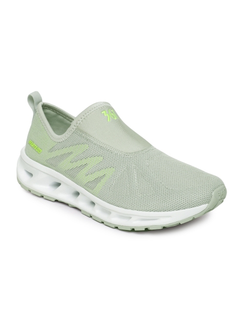 

361 Degree Men Grey & Green River Trekking Shoes