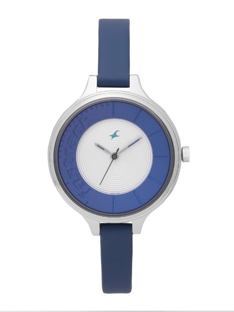 

Fastrack Women Off-White & Blue Analogue Watch NK6122SL01_OR