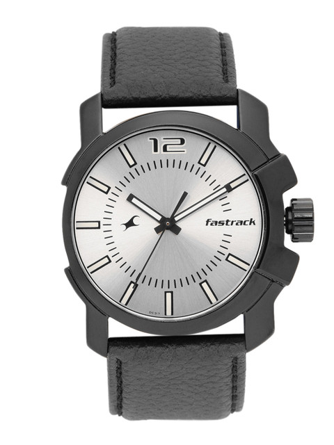 

Fastrack Men Silver-Toned Analogue Watch 3097NL01