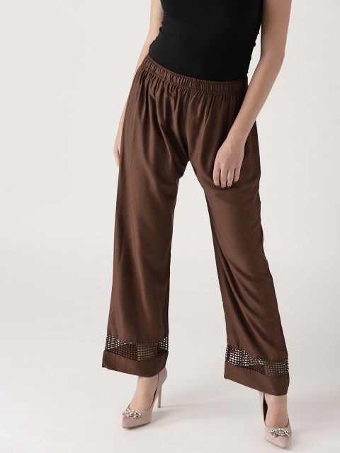 

Libas Women Brown Straight Solid Palazzos