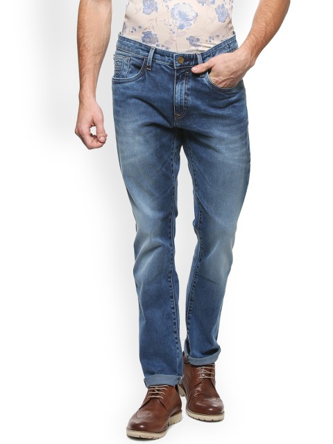 

Solly Jeans Co. Men Blue Slim Fit Mid-Rise Clean Look Stretchable Jeans
