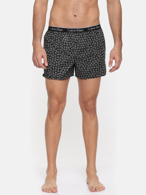 

Calvin Klein Innerwear Black & White Printed Boxer NB11573OK