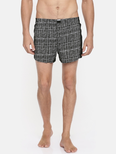 

Calvin Klein Innerwear Black & White Printed Boxer NU86521RZ