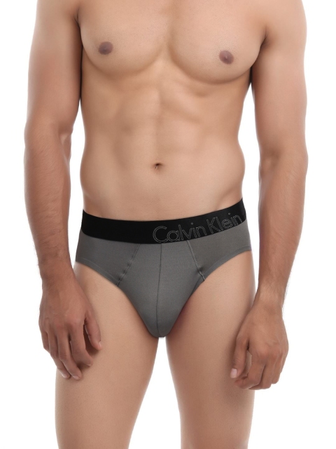 

Calvin Klein Innerwear Men Grey Briefs NU86585GS