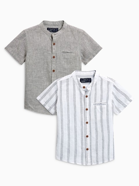

next Boys Pack of 2 Shirts, White