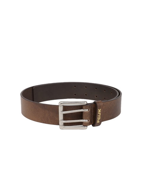 

French Connection Men Brown Solid Belt