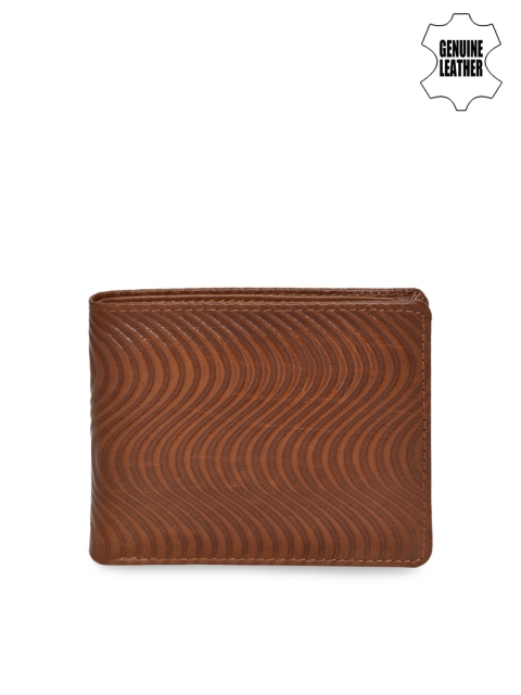 

Peseta Men Tan Textured Two Fold Wallet