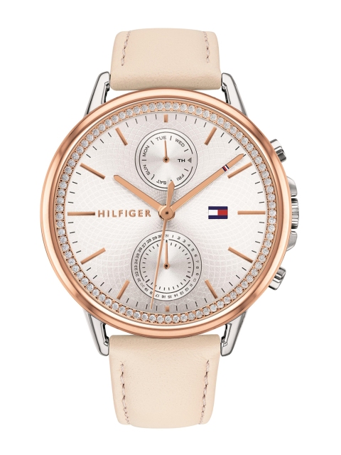 

Tommy Hilfiger Women Off-White Analogue Watch