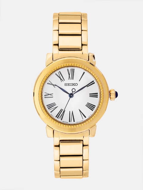 

SEIKO Women Off-White Analogue Watch SRZ450P1