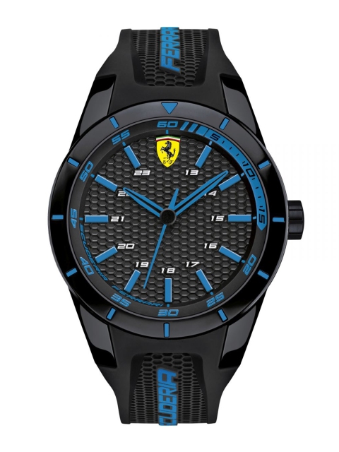 

SCUDERIA FERRARI Men Black & Blue Analogue Watch 0830247_OR