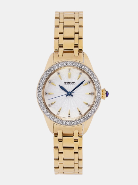 

SEIKO Women Off-White Analogue Watch SRZ386P1