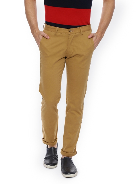 

Basics Men Khaki Slim Fit Solid Chinos
