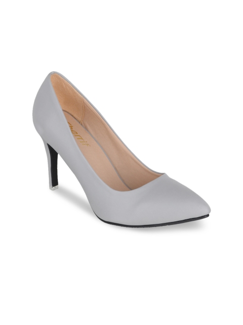 

Sherrif Shoes Women Grey Solid Pumps