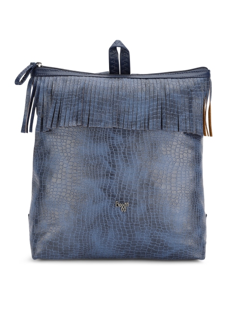 

Baggit Navy Blue Textured Shoulder Bag