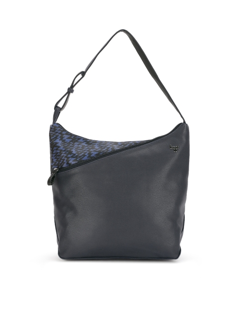 

Baggit Blue Solid Shoulder Bag