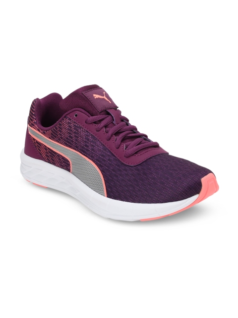 

Puma Unisex Purple & Peach-Coloured Comet Jr Sneakers