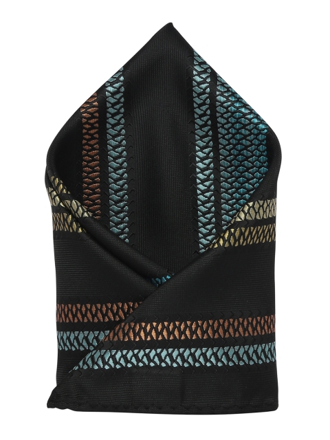 

Alvaro Castagnino Men's Black Printed Pocket Square