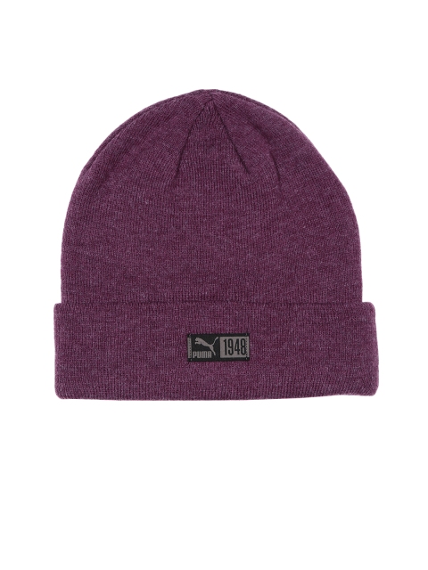 

Puma Unisex Purple Solid Beanie