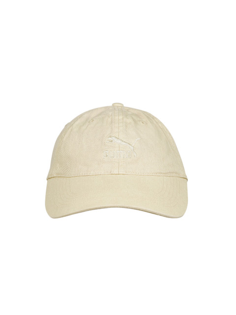 

Puma Unisex Off-White Solid Baseball Cap