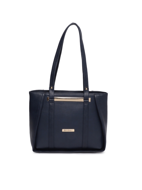 

Mast & Harbour Navy Blue Solid Shoulder Bag