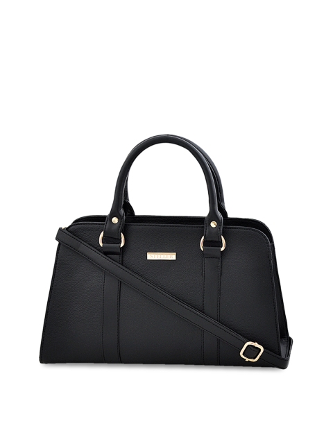 

STELLER Black Solid Handheld Bag