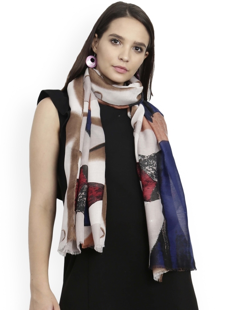 

FabSeasons Multicoloured Printed Scarf, Multi