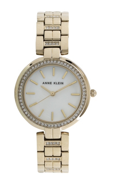 

ANNE KLEIN Women White & Gold-Toned Analogue Watch