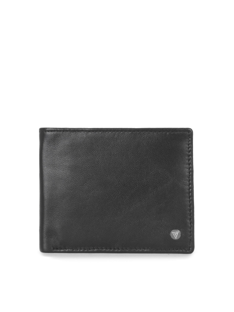 

Van Heusen Men Black Solid Two Fold Wallet