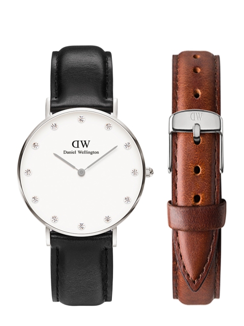 

Daniel Wellington Women White Watch Gift Set