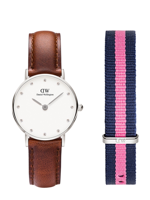 

Daniel Wellington Women White Watch Gift Set