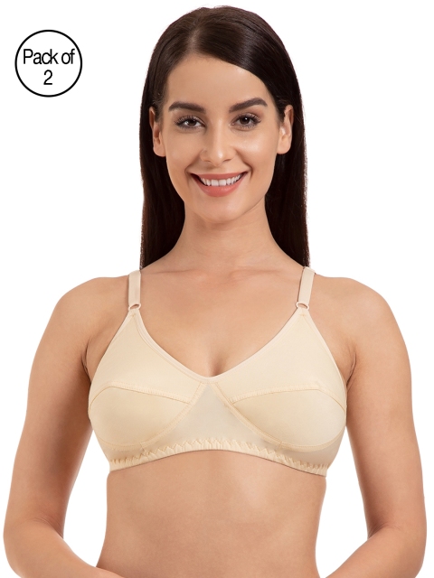 

Tweens Beige Pack of 2 Non Padded Everyday Bras TW292-2PC-SK