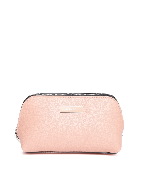 

MANGO Pink Solid Purse