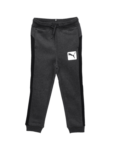 

Puma Boys Charcoal Grey Solid Style Joggers