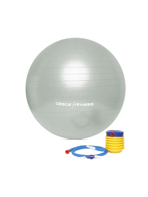COSCO Fitness Unisex Silver-Toned Anti-Burst Gymball 95 Cm