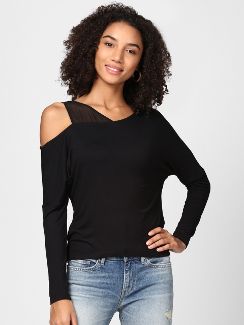 

Harpa Women Black Solid Top