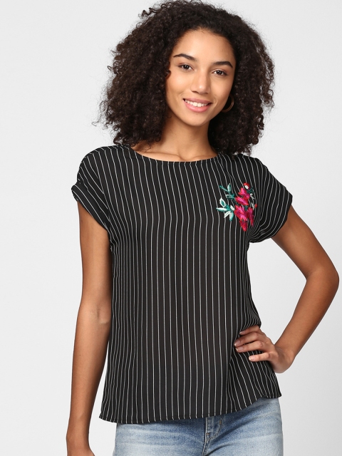 

Harpa Women Black Striped Top