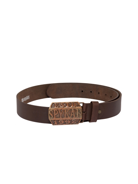 

SPYKAR Men Brown Solid Belt