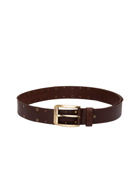 

SPYKAR Men Brown Embellished Belt
