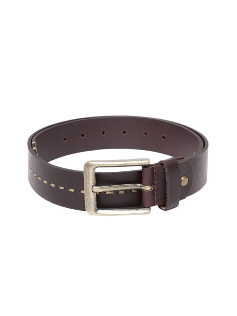 

SPYKAR Men Brown Leather Belt