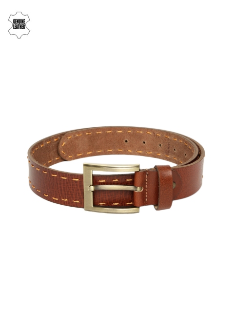 

SPYKAR Men Brown Genuine Leather Belt