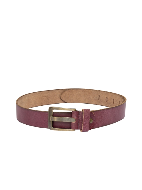 

SPYKAR Men Burgundy Solid Belt