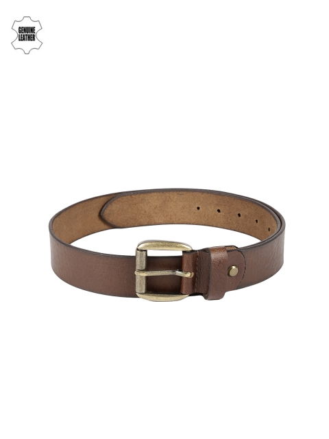 

SPYKAR Men Brown Genuine Leather Belt