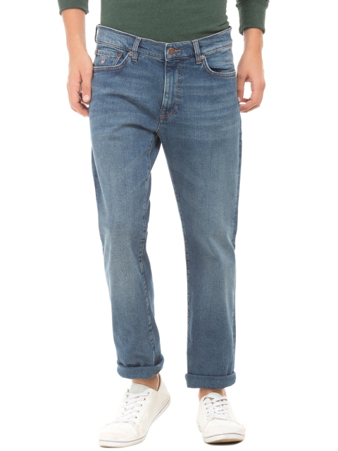 

GANT Men Blue Slim Fit Mid-Rise Clean Look Jeans