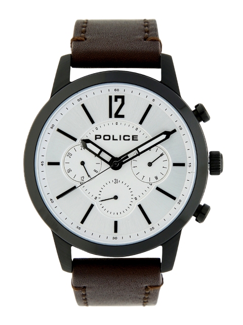 

Police Men White Analogue Watch PL14673JSB04